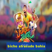 bicho atrasado bahia